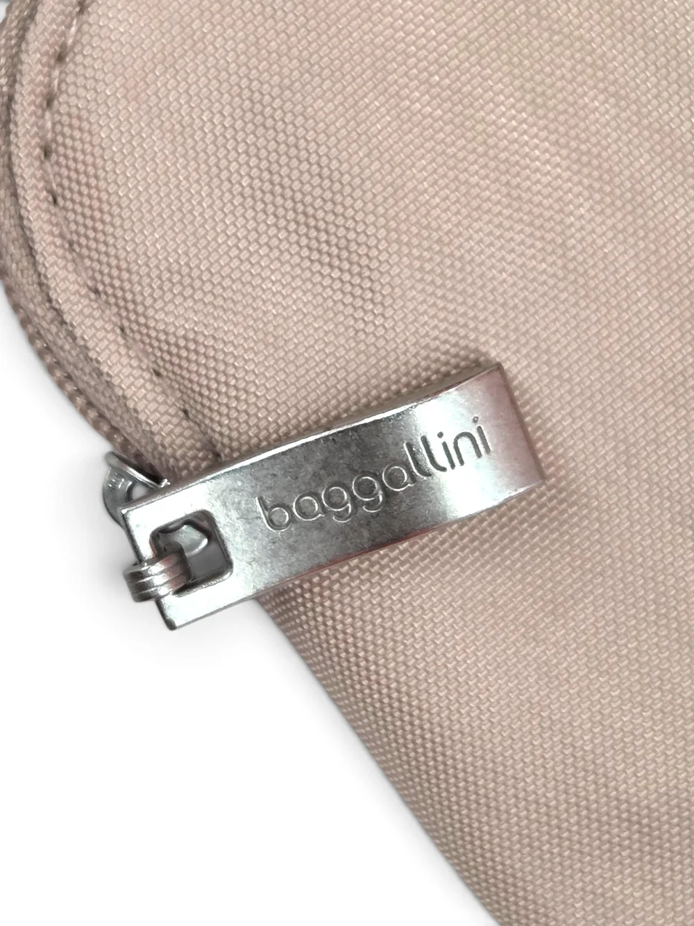 Baggallini RFID Wristlet Pouch Clutch Neutral Blush Pink Nude Taupe EUC